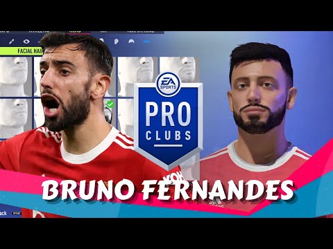 FIFA 22 Bruno Fernandes Pro Clubs Creation