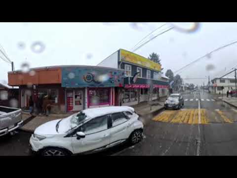 Paseo bajo la nieve en Cunco, Araucanía  360°