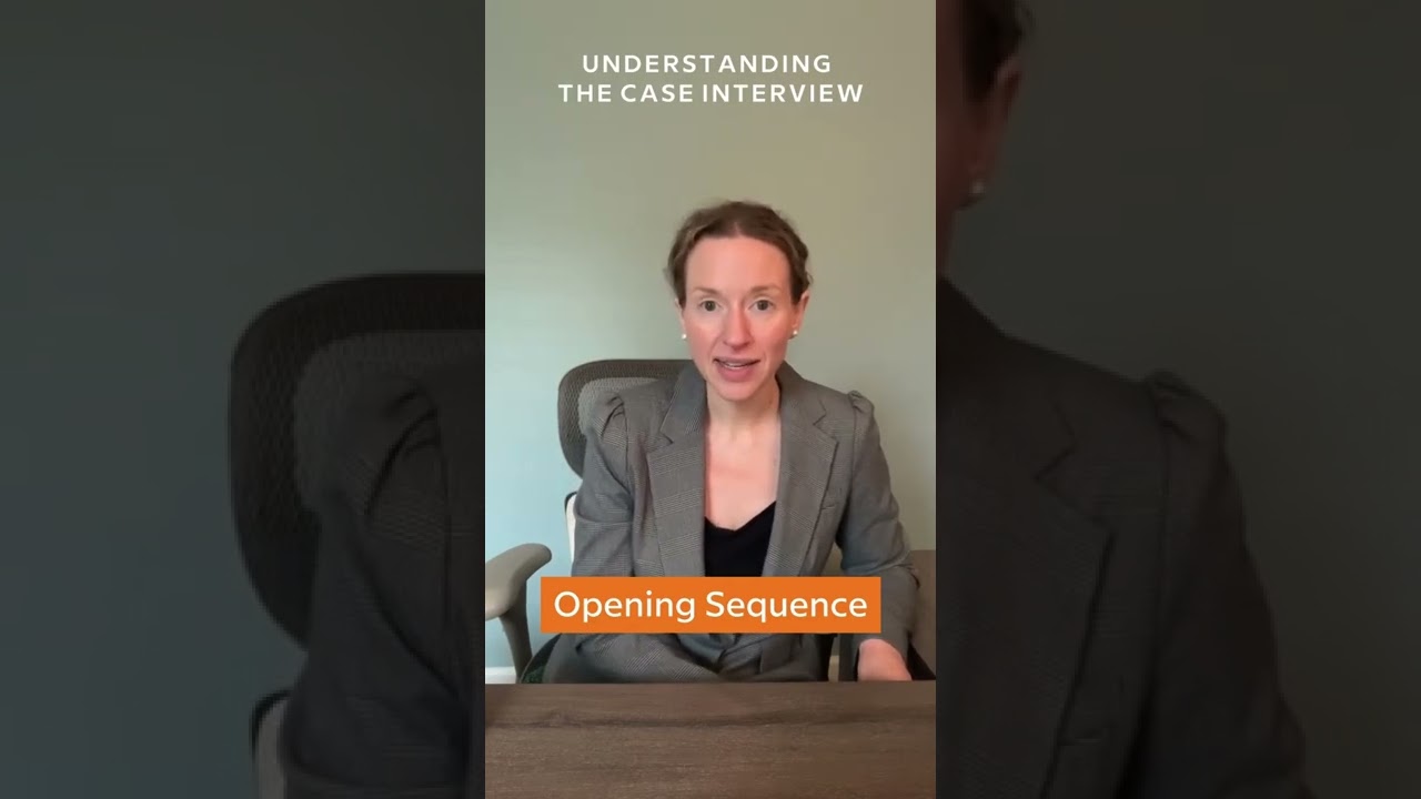 How to crush the opening sequence in a case interview
