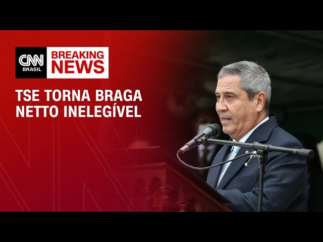 TSE torna Braga Netto inelegível | CNN PRIME TIME