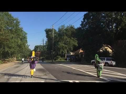ATL Bikelife Raw Footage (Part 1) @Nationwidebikelife
