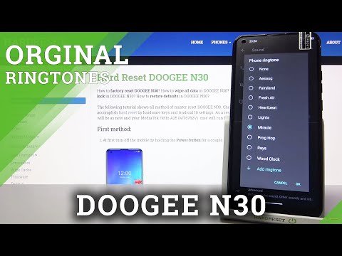 List of All Ringtones in DOOGEE N30 - Check Out Every Ringtone