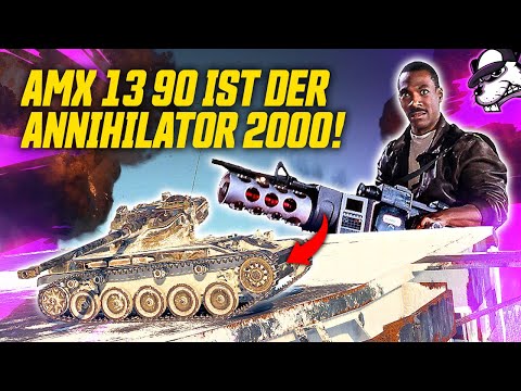 The AMX 13 90 is as easy as the "Annihilator 2000"! [World of Tanks - Gameplay - German]