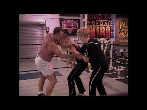 Paul Orndorff takes Joan Lunden Behind Closed Doors of the WCW Power Plant - 2000