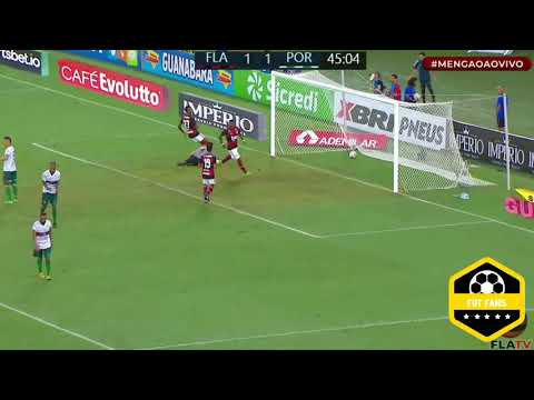 Gol de ARRASCAETA FLAMENGO 2X1 PORTUGUESA carioca 2020