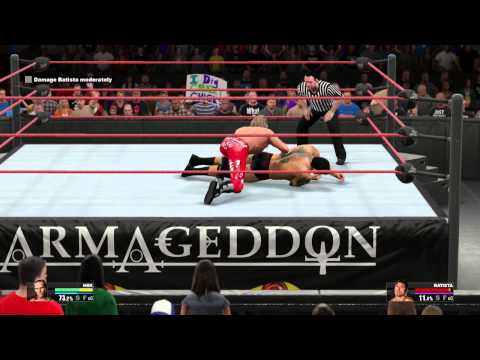 WWE 2K15 Gameplay: Shawn Michaels vs Batista - 2K Showcase Part 10 (Xbox One)