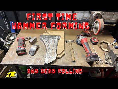 Hammer Forming And Bead Rolling New Panels For my Ford Escort Chassis Swop Project