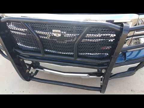Cattleman brush guard install for 2014-2015 Silverado