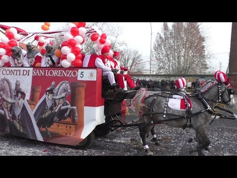 I Conti di San Lorenzo carro da getto - Carnevale Ivrea 2016