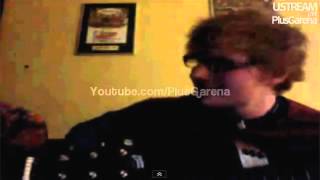 Ed Sheeran Singing Moments (Ustream) HD