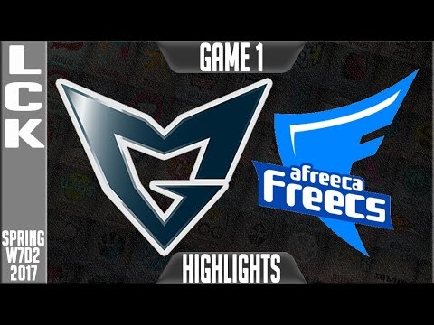 Samsung Galaxy vs Afreeca Freecs Highlights Game 1 - LCK Week 7 Day 2 Spring 2017 SSG vs AFs G1