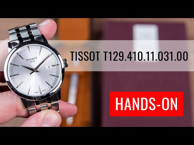 ساعة تيسو كلاسيك دريم كوارتز رجالية - TIST1294101103100