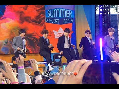 190515 - Boy With Luv SOUNDCHECK - BTS 방탄소년단 - GMA Summer Concert Series - HD FANCAM