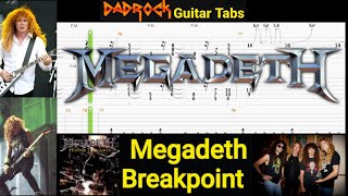 Breakpoint - Megadeth - Guitar + Bass TABS Lesson