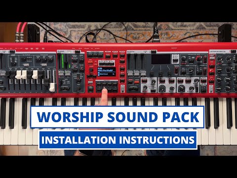 Nord Stage 4 Worship Sound Pack || Volume 1 ~ Setup Instructions
