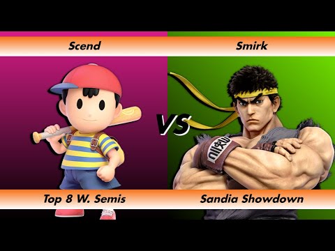 Sandia Showdown Top 8 WS - Scend (Ness) vs Smirk (Ryu)
