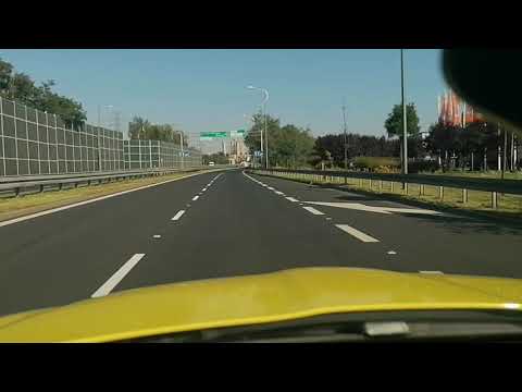 Tychy; zjazd z DK1 (od Bielska) na strefę ekonomiczną