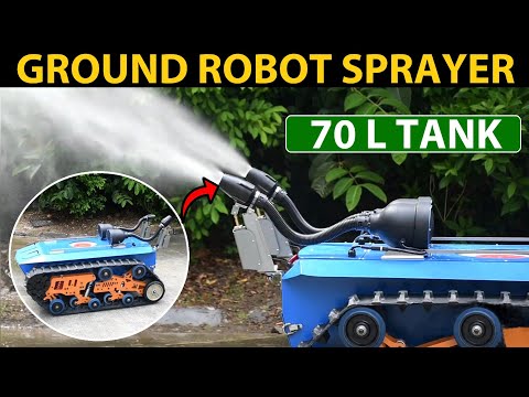 Ground Robot Sprayer | Best Agriculture Sprayer | Pesticide Spraying Machine 70 Liter