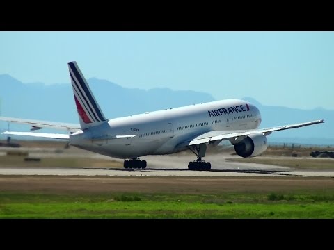 Air France 777-200ER [F-GSPA] Takeoff Vancouver Airport (YVR)
