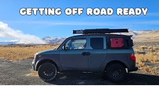 Getting my 2003 Lifted Honda Element Ready for... Solo Female Van Life