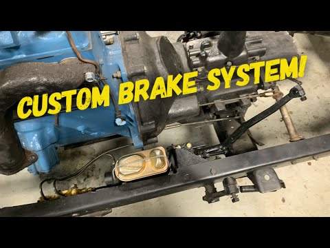Willys Jeep CJ3B Complete Custom Brake System!