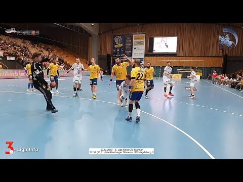 32:32 (13:21) Mecklenburger Stiere vs. SC Magdeburg II - 27.10.2019