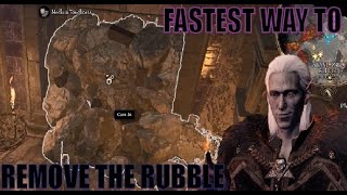 FASTEST WAY TO REMOVE THE CAVE-IN RUBBLE! - How to find explosives and free Nere (Baldur