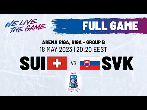 Хоккей LIVE | Switzerland vs. Slovakia | 2023 #IIHFWorlds