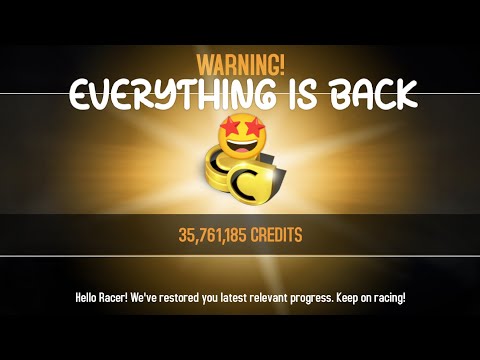 Asphalt 8 LOST PROGRESS BACK