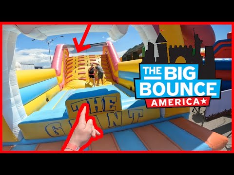 Bouncing Through The Largest Obstacle Course At Big Bounce America