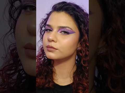 "Rhinestone details make all the difference."💜 #makeup #rhinestones #glitter #shimmer #nofilter