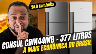 ❄️ GELADEIRA CONSUL CRM44MB - 377 LITROS - A MAIS ECONOMICA DO BRASIL 