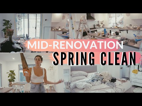 Ultimate clean with me (2020) | Mid Home Renovation | Spring Cleaning