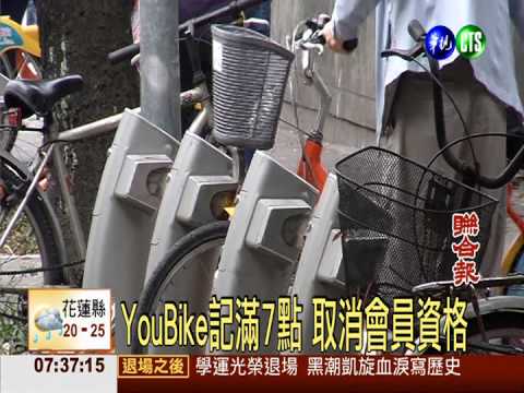YouBike違規熱區 稽查記出16點