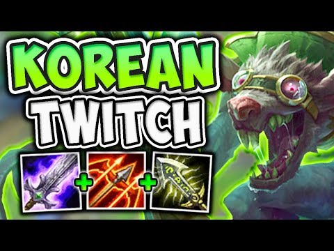 ABUSING RANK 1 KOREAN CHALLENGERS TWITCH MID STRATEGY! DOPA AD ASSASSIN TWITCH (League of Legends)