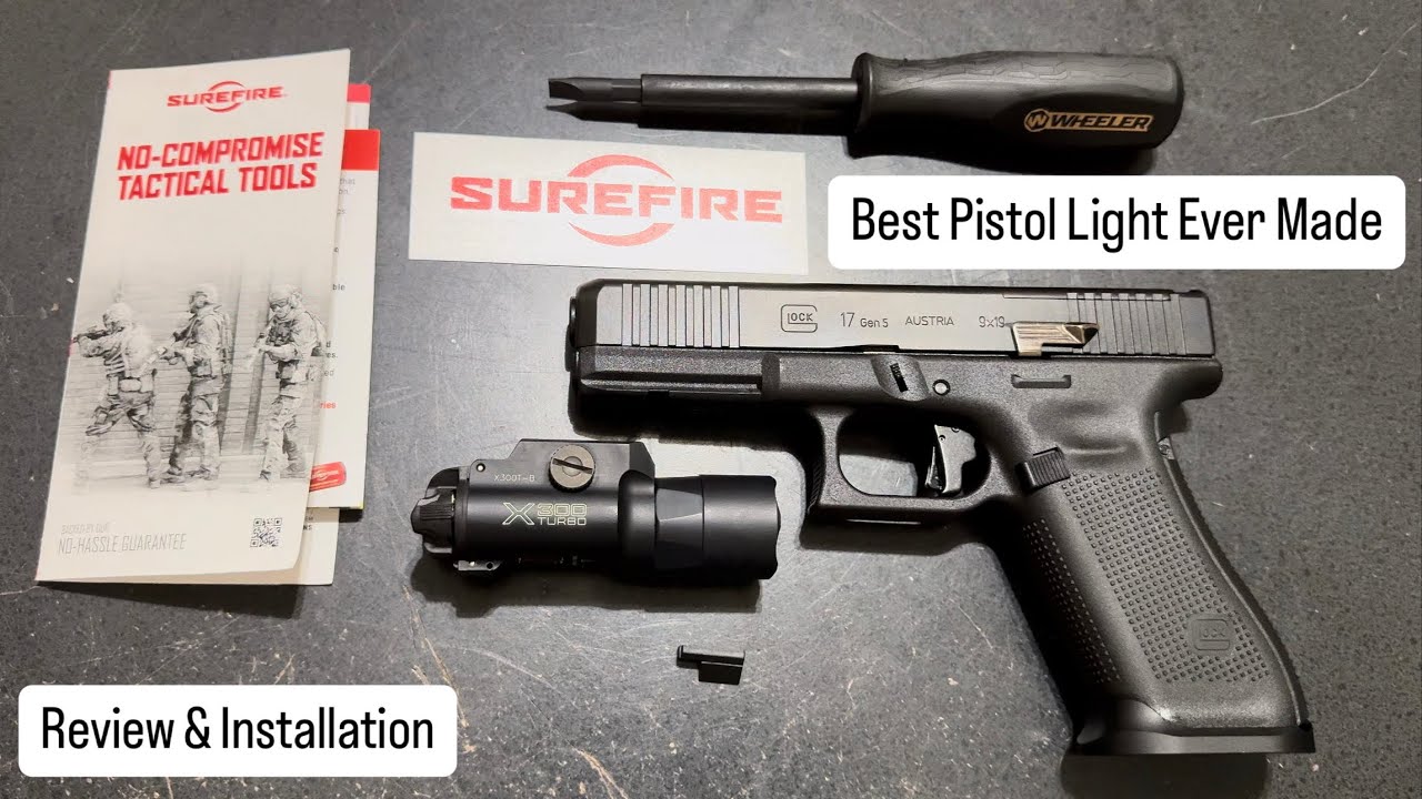 SureFire X300T taktinis žibintuvėlis juodas SureFire X300T taktinis žibintuvėlis juodas