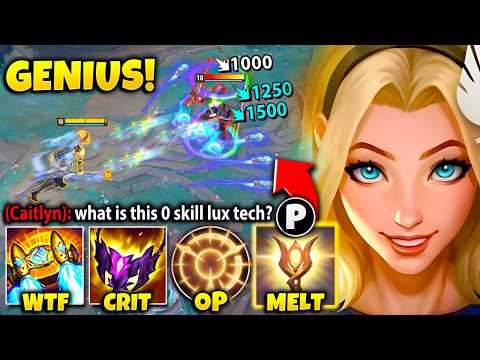 This NEW Viral Lux build is the most GENIUS thing I've ever tried... (PRESS THE ATTACK?!)
