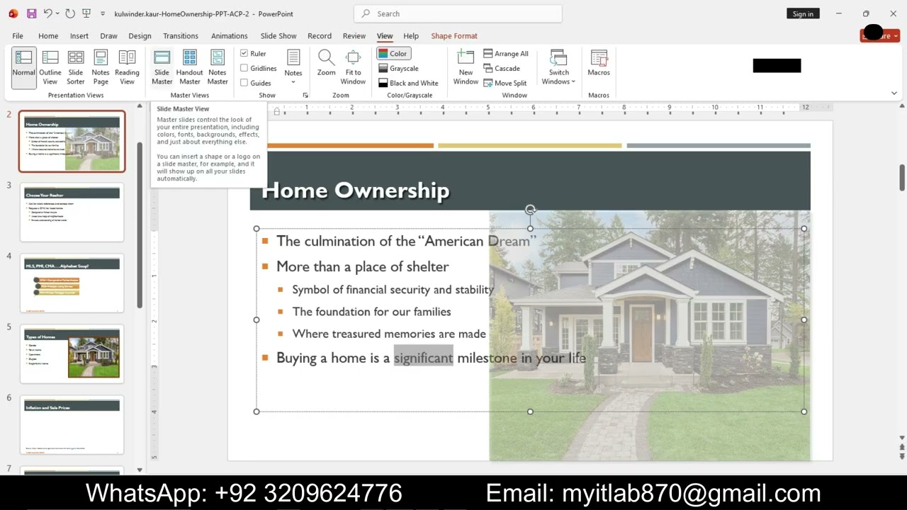 In Practice PowerPoint 365: Application Capstone Project 2 |  HomeOwnership-PPT-ACP-2