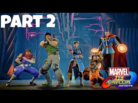 Marvel Vs. Capcom: Infinite Story Mode Gameplay Walkthrough Part 2 - XGARD UNDERGROUND PRISON