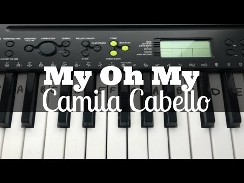 My Oh My - Camila Cabello ft DaBaby | Easy Keyboard Tutorial With Notes