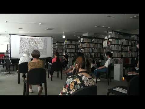夜のSEIAN WATCING　心霊写真ワークショップの様子