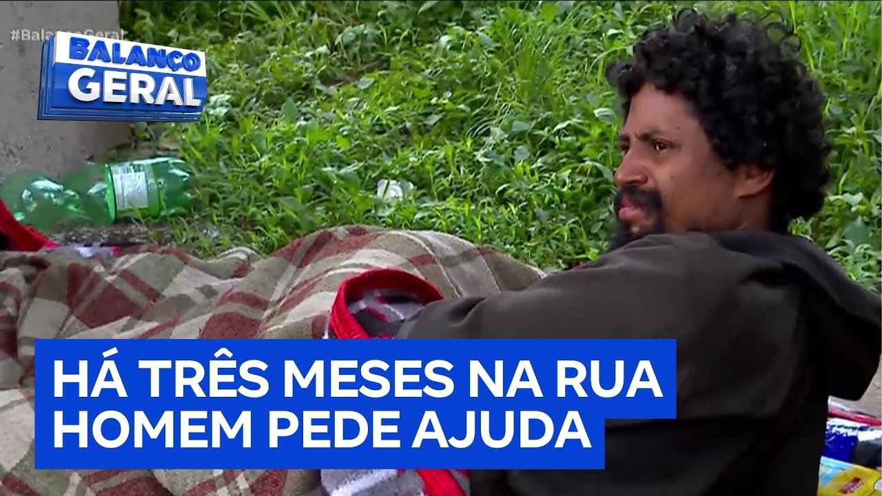 Homem em situação de rua pede ajuda para reencontrar família em MG