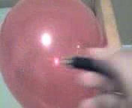 green laser pen 50mw off ebay pops a balloon