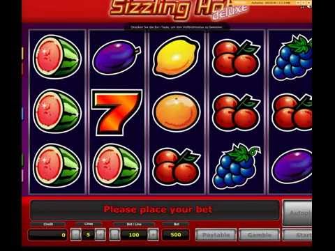 Sizzling Hot kostenlos auf Casinospieledeluxe gespielt