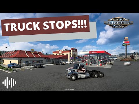 MONTANA DLC - TRUCK STOPS!!! | American Truck Simulator (ATS) Montana DLC | Prime News