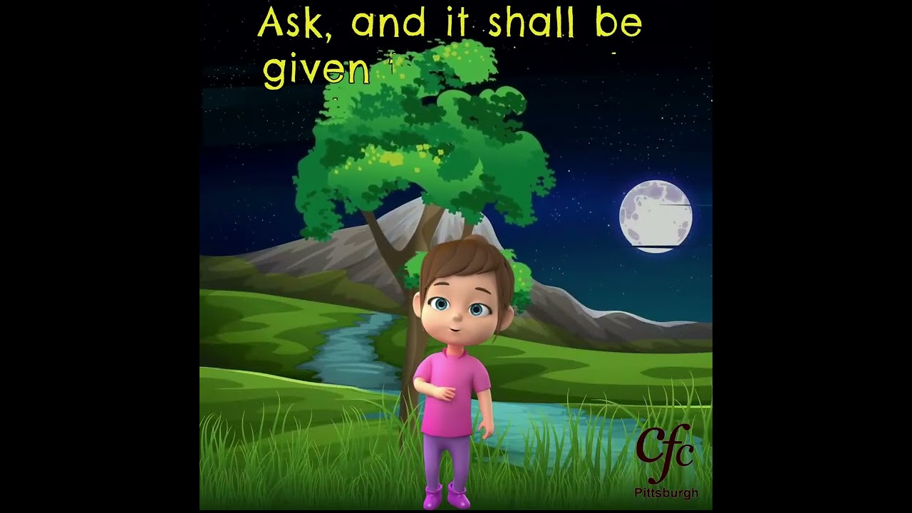 2023 Memory Verses - March 19 - Matthew 7:7