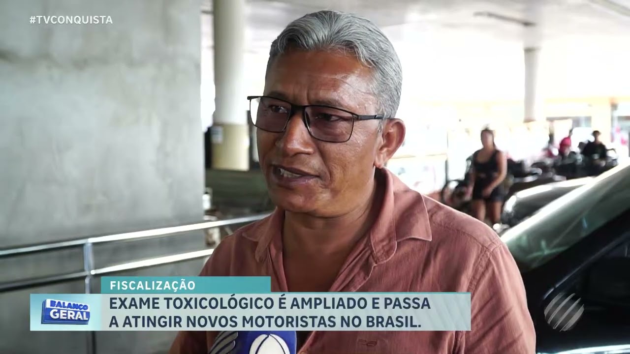 Exame toxicológico passa a ser exigido para novos motoristas em todo o Brasil