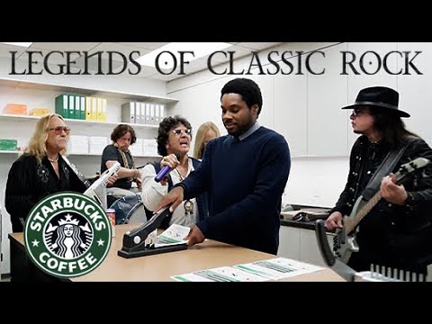 STARBUCKS ICED ENERGY COMMERCIAL with LEGENDS OF CLASSIC ROCK