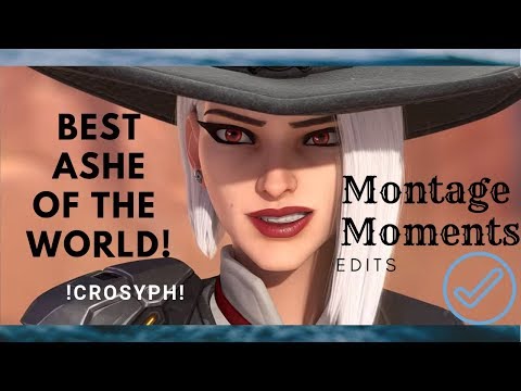"CROSYPH" WORLD'S BEST ASHE PLAYER - OVERWATCH MONTAGE TOP 500 ASHE!