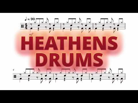 Heathens - Twenty One Pilots - Drums Sheet Music